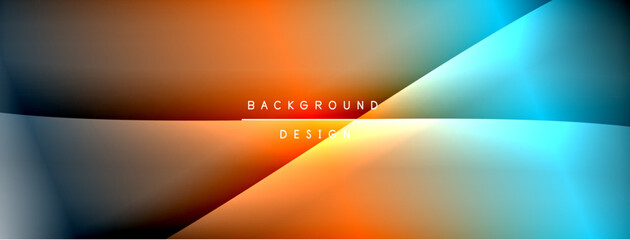 Bright rainbow style color gradient with curve round shape line background. Vector Illustration For Wallpaper, Banner, Illustration, landing page