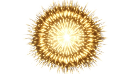 Fototapeta premium golden christmas decoration isolated on white background 