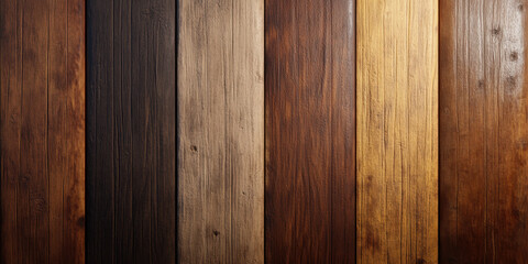 Wood plank texture with various shades, showcasing natural beauty and warmth. Ideal for backgrounds or design projects
