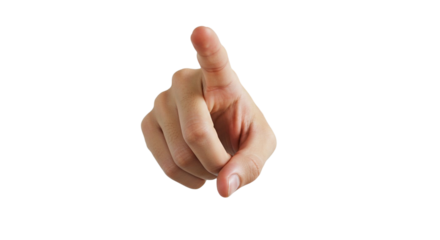 Hand pointing directly at you bold gesture choice selection
