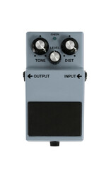 Fototapeta premium Grey Guitar Pedal Isolated