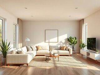 Modern Living Room Detail, Stylish Design