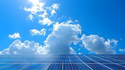 Innovative solar panel installed on rooftop harnessing solar energy for sustainable and clean power generation