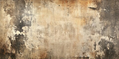 Heavily textured wall displays signs of aging and decay