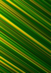 Visually dynamic diagonal stripes of green and yellow present a fluid, abstract pattern, suitable for a range of artistic and background uses