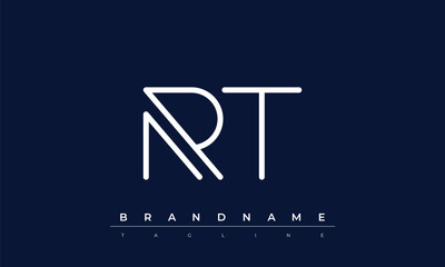R, T logo design. RT  creative Monogram Logo. This logo design is the process of creating a visual symbol that represents a brand, company, or individual.