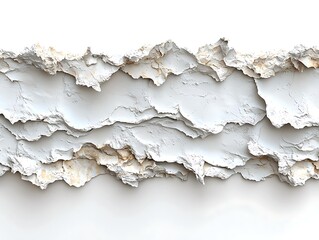 White textured relief, abstract art