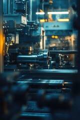 Machine Working on Metal