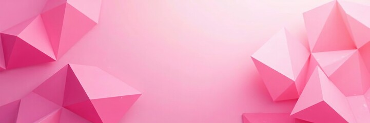 Light pink backdrop with geometric shapes blending into each other, artistic, soft