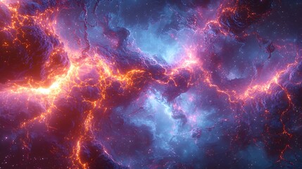 Breathtaking nebula filled with countless stars and cosmic dust creating a stunning celestial scene in the night sky