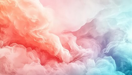 Fototapeta premium Abstract background with soft waves of pastel colors. Pastel abstract liquid blurred background with copy space.