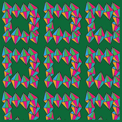 abstract geometric seamless pattern