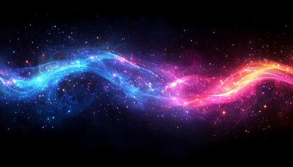 Fototapeta premium Cosmic swirling energy flow