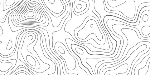 Fototapeta premium Topographic map background geographic line map with elevation assignments. Modern design with White background with topographic wavy pattern design.paper texture Imitation of a geographical map shades