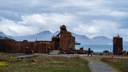 Photographing Grytviken South Georgia and fjords around