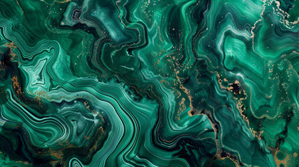 Fototapeta premium Mesmerizing Marbled Malachite Wallpaper for a Stunning Room