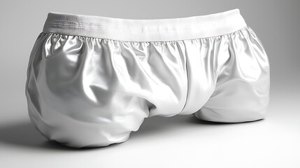 White satin boxers, studio shot