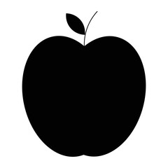 a nice style apple vector design icon