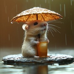 Rainy Day Mouse Tea Party