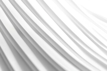 Fototapeta premium elegant white silk fabric arranged in precise parallel lines creating subtle shadows and highlights, with delicate texture visible in the tight pleats, photographed in soft natural light