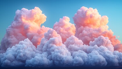 Pink Sunset Cloudscape