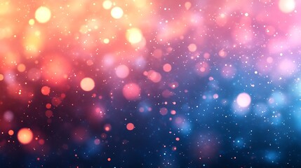 Abstract blurred background with bokeh lights in a blue color, with a pastel light effect.