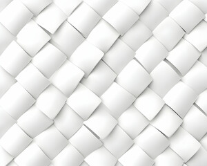 Fototapeta premium Abstract White Woven Pattern