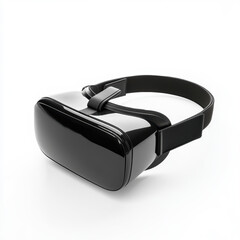 Modern black vr headset showcasing sleek design and advanced technology