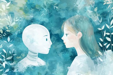 AI-powered mental health chatbots offer personalized support and guidance for emotional challenges through interactive conversations, enhancing well-being in a digital space.