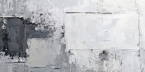 Obraz premium Abstract grunge background with gray and white textures for design