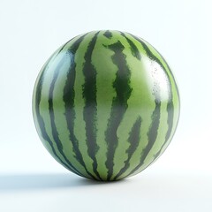 Watermelon isolated on white background.