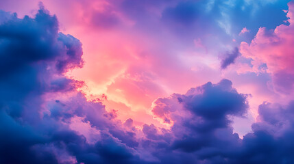 dark navy blue-navy blue-bright fuchsia pink hyper realistic mysterious professional photo dark navy blue-bright pink fuchsia stunning lucid dream sunrise among the beautiful clouds