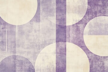 Soft pastel purple backdrop with delicate geometric designs in cream and subtle gray, perfect for contemporary minimalist decor and soothing visual projects