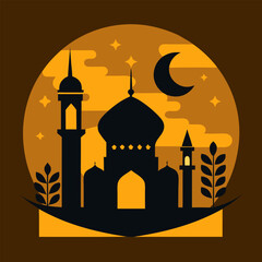 vector illustration of Ramadan