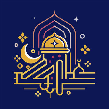 vector illustration of lord ganesha with om