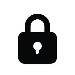 lock icon vector illustration