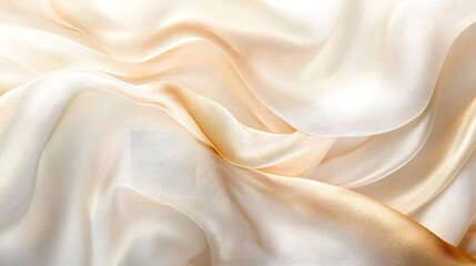 Obraz premium 38. A sophisticated gradient from pearl white to soft champagne gold, bringing a luxurious touch