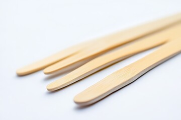 Set of stainless steel kitchen knives on white background. Selective focus.