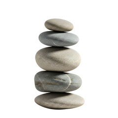 Balanced Stack of Smooth Gray and Beige Stones on Black zen spa calm dark yoga rocks nature design
