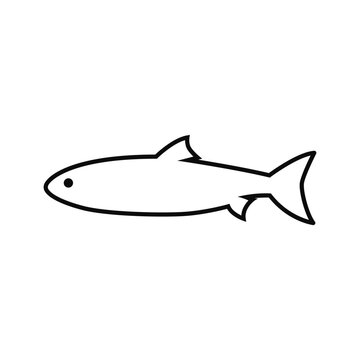 recommend clip art: Fish or seafood flat icon template for food apps and websites