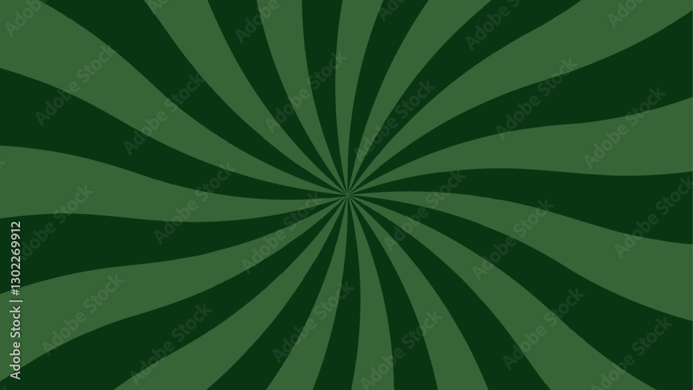 Poster abstract spiral sunburst background. colorful sun rays sunburst pattern. green swirling radial patte