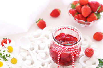 Homemade strawberry jam　いちごソース　いちごジャム