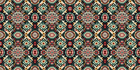 abstract seamless pattern with circles