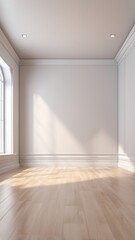 Obraz premium Empty room with Wall Background. illustration