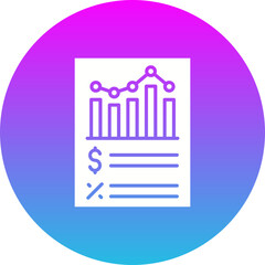 Financial report Icon