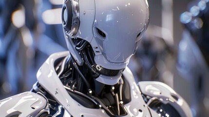 Fototapeta premium Modern Meeting: High-Tech Conference Room with Integrated Technology