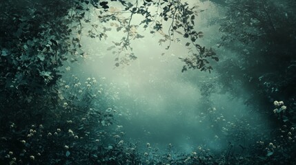 Enchanted Forest Path: A Mystical Journey Through Misty Woods