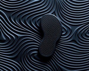 Rubberized soles for footwear being formed from synthetic rubber compounds