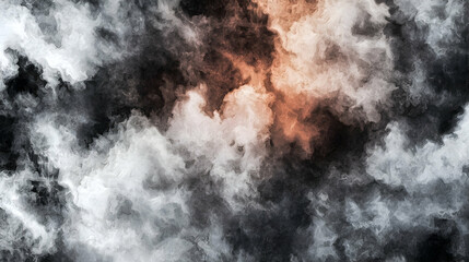 Fototapeta premium Abstract smoky cloudscape background texture, digital art, design element