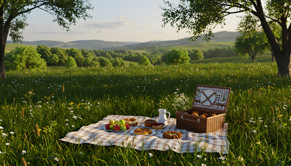 picnic in the garden